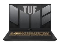 ASUS TUF Gaming F17 FX707ZC4-HX111W - Intel Core i5 - 12500H / jusqu'à 4.5 GHz - Win 11 Home - GF RTX 3050  - 16 Go RAM - 512 Go SSD NVMe - 17.3" 1920 x 1080 (Full HD) @ 144 Hz - Gigabit Ethernet - Wi-Fi 6 - gris jaeger