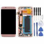 OEM For Samsung Galaxy S7 Edge LCD Display Touch Screen Replacement +Frame Pink