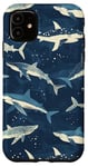 Coque pour iPhone 11 Coque Requin Bleu Océan Amoureux des Requins