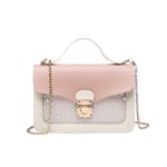 Käsilaukut Naisten Mini Small Square Pack Olkalaukku Muoti Tähti Paljetti Suunnittelija Messenger Crossbody Bag Clutch Lompakko Käsilaukut Pinkki