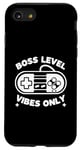 Coque pour iPhone SE (2020) / 7 / 8 Boss Level Vibes, réservé aux joueurs rétro