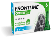 Frontline - Combo 6x1,34ml til hund 10-20 kg