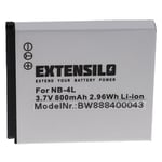 Battery for Canon PowerShot TX1 SD630 800mAh