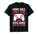 Valentine's Day Shirts Video Games Heart Valentines Day Kids T-Shirt