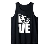 Love Bowling, Strike Master, Bowling Ball, Bowling Lover Tank Top