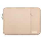 Tech-Protect Sleevy MacBook/Laptop 13-14" Sleeve m. Lomme - Beige