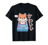 Kawaii Gamer Chibi Fox Retro Games 90's Japanese Anime T-Shirt