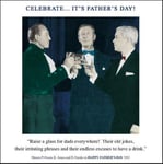 Funny Raise A Glass To Dads Father's Day Greeting Card Drama Queen Cards