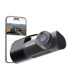 KAWA Dash Cam Front 1296P, Mini Dash Cam for Cars with APP, Voice Control, WiFi Dash Cam with WDR Night Vision, 360° Rotating Body, 145°Wide, 24H Parking Monitoring, G-sensor, D5