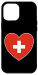 Coque pour iPhone 12 Pro Max I Heart Switzerland – Fun Swiss Flag Heart