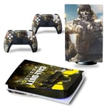 Autocollant Stickers de Protection pour Console Sony PS5 Edition Standard - - Call of duty (TN-PS5Disk-4041)