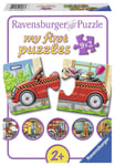 RAVENSBURGER, 9 Puzzles - 2 pièces - Les Véhicules, RAV070367