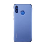 Honor Étui pour Honor 10 Lite Folio Ultra-Fin en Cuir Bleu