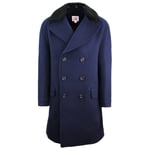 Lacoste L!ve Wool Mens Navy Blazer Jacket - Size X-Small