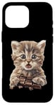 iPhone 16 Pro Max Cat Chocolate Case