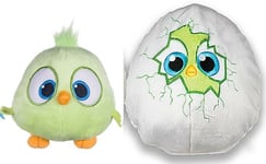 Angry Bird Movie Hatchlings In Egg Jacket Soft Cuddly Toy 20 Cm Plush Green Bird