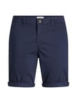 Jack & Jones Men's JJIBOWIE JJSHORTS Solid SA STS Shorts, Blazer Navy, XL