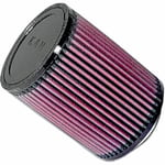 Luftfilter kn - Clamp on svart röd air filter 76mm gasväv