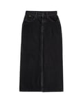 G-STAR RAW Jupe Viktoria Long Femme ,Noir (worn in black obsidian D24385-D772-G756), 27