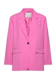 ONLY Carmakoma Cardamie L/S Pinst Slit Ovs Blazer Tlr Rosa