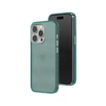 RhinoShield JellyTint Coque de Protection Transparente de Couleur Compatible avec [iPhone 15 Pro]|Dépasse Les Normes Militaires de Chute, résistant aux Rayures, Antichoc, Couleurs Tendance-Vert Fumé