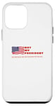 iPhone 12 mini Not My President USA, Flag Patriotic Protest Not My Value Case