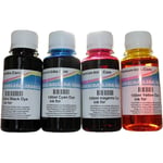 4*100ml Printer Refill Ink Brother LC123 LC 123 125 127 LC125 LC127 Non OEM CISS