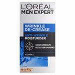 3 x L'Oreal Men Expert Wrinkle De-Crease Anti-Wrinkle Moisturiser 50ml