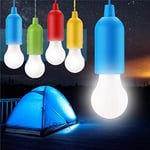 LED Lanterne de Camping 4pcs LED Pile Ampoule de Cordon Portable Lampes avec ...