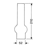 Lampeglass til parafinlampe 66081