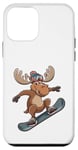 Coque pour iPhone 12 mini Cool Moose Snowboard Adventure Graphic