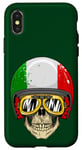 iPhone X/XS Made In Italy Cool Italian Flag Skull Illustration Graphic Case