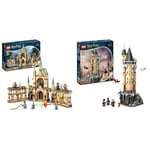 LEGO Harry Potter The Battle of Hogwarts, Castle Toy with Molly Weasley & Harry Potter Hogwarts Castle Owlery, Building Toy for 8 Plus Year Old Kids, Girls & Boys