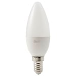 Ampoule LED flamme E14 470lm 4.2W = 40W Ø3.5cm Diall blanc chaud