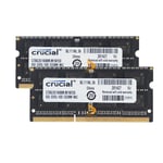 Crucial 2x 8GB 2Rx8 PC3L-12800S SODIMM RAM Laptop Memory Intel DDR3L 1600Mhz