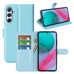 Galaxy M54 5G      Pu Wallet Case    [Lightblue]