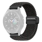 Dux Ducis Mixture Pro - Samsung Galaxy Watch 6/5/4 - Magnetisk textil armband 20mm - Black Unity