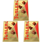 Toblerone Truffles, Milk Chocolate with Honey and Almond Nougat Filling, 180g (Pack of 3)