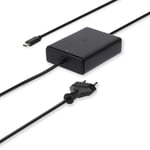 Nedis Notebook Adapter | GaN | 45 W | 5 / 9 / 12 / 15 / 20 V DC | 2.25 / 2.33 / 2.92 / 3.0 A | Används för: Dator / Smartphone / Surfplatta | Euro / Typ-C (CEE 7/16)