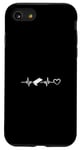 Coque pour iPhone SE (2020) / 7 / 8 Air Hockey Table Heartbeat Heart Air Hockey Joueur