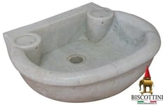 Biscottini Évier Marbre Lavabo Pierre Cuisine Salle de Bain Baignoire Soutien