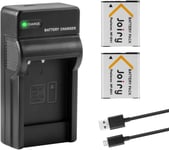 2 X NP-BN1 Batterie de Rechange et Charger Compatible avec Sony Cyber-Shot DSC-QX10 DSC-QX30 DSC-QX100 DSC-TF1 DSC-TX10 DSC-TX20 DSC-TX30 DSC-W530 DSC-W570 DSC-W650 DSC-W800 DSC-W830 Digital Cameras