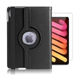 For Apple iPad mini (2021) Case 360 Stand Cover & Glass Protector iPad mini 6