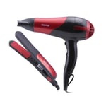 2-in-1 Hair Dryer & Hair Straightener Combo Set Styling Set Gift Thanksgiving