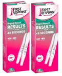 First Response Rapid Result Pregnancy Test, Pack of 4 - BBE 22/09/23