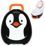 My Carry Potty - Penguin Travel Potty, Award-Winning Portable Toddler Toilet Se