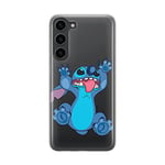 ERT GROUP Coque de téléphone Portable pour Samsung S23 Original et sous Licence Officielle Disney Motif Stitch 020 Parfaitement adapté à la Forme du téléphone Portable, partiel imprimé