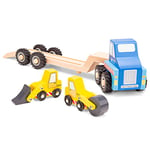 New Classic Toys 11961 Car Transporter with 2 Construction Vehicles