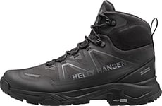 Helly Hansen Mens Cascade Mid Cut Hiking Boots Platform, Black New Light Grey, 7.5 UK