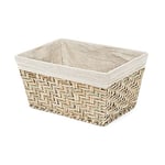 Compactor Panier de rangement Beige 38.5 x 28.5 x H.20.5 cm